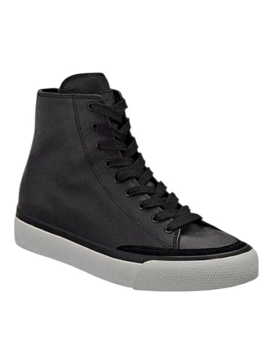 rag & bone Shoes - rag & bone RB Army Black Leather High Top Sneakers Women's Luxury/Edgy - 41 (10)